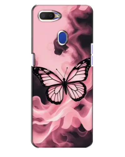 Чохол для OPPO A5s з картинкою «Метелик у диму»