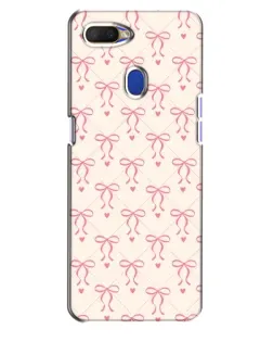 Чохол для OPPO A5s з картинкою «Рожеві бантики Coquette»