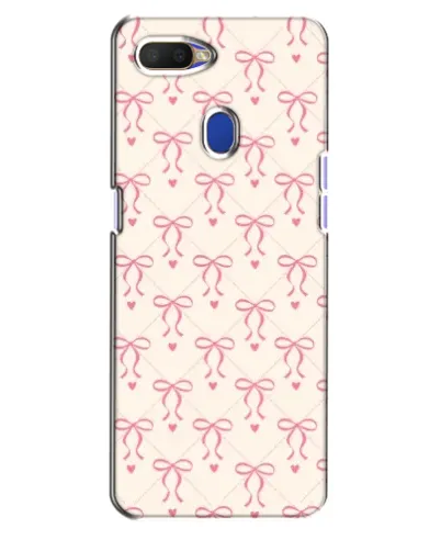 Чохол для OPPO A5s з картинкою «Рожеві бантики Coquette»