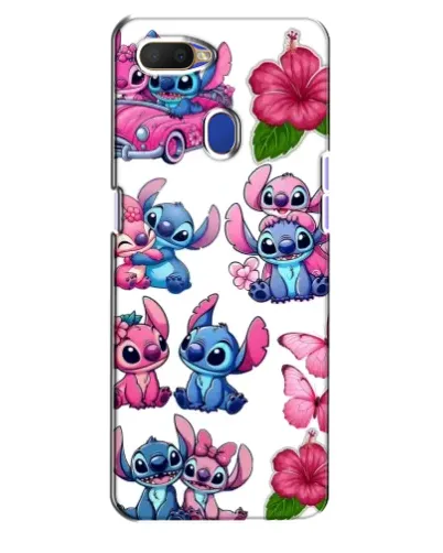 Чохол для OPPO A5s з картинкою «Стікери Stitch та Angel»