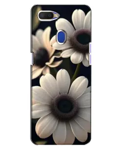Чехол для OPPO A5s с картинкой «Белые маргаритки макро»