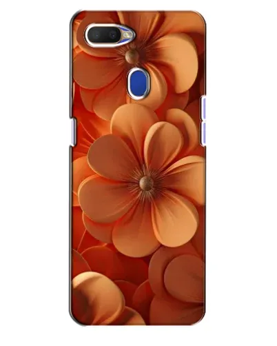 Чехол для OPPO A5s с картинкой «Оранжевый макро цветок»