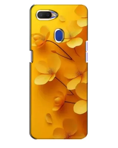 Чехол для OPPO A5s с картинкой «Золотые лепестки»