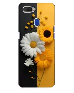 Чехол для OPPO A5s с картинкой «Подсолнух и ромашка»