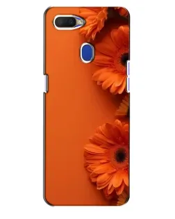 Чехол для OPPO A5s с картинкой «Оранжевые герберы»