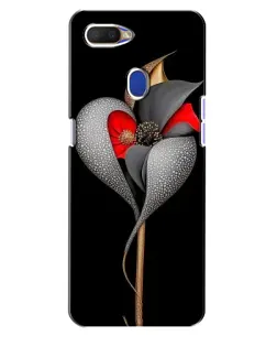 Чехол для OPPO A5s с картинкой «Серебряный фантазийный цветок»