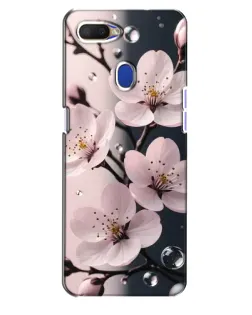 Чехол для OPPO A5s с картинкой «Нежная сакура и капли»