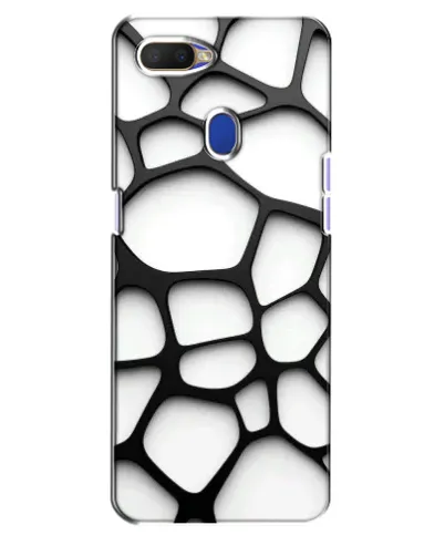 Чехол для OPPO A5s с картинкой «Белая объемная сетка» Чехол для OPPO A5s с картинкой «Белая объемная сетка»