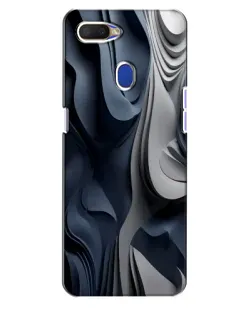 Чохол для OPPO A5s з картинкою «Об'ємні сині складки» Чохол для OPPO A5s з картинкою «Об'ємні сині складки»
