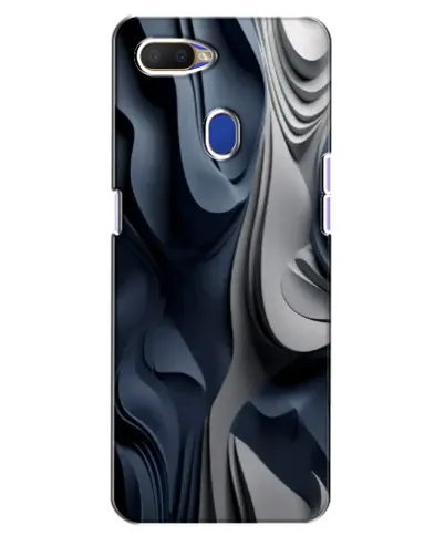 Чехол для OPPO A5s с картинкой «Объемные синие складки» Чехол для OPPO A5s с картинкой «Объемные синие складки»