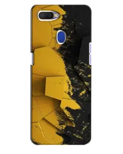 Чехол для OPPO A5s с картинкой «Золотые осколки геометрии»