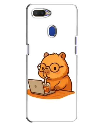 Чохол для OPPO A5s з картинкою «Капібара з ноутбуком» Чохол для OPPO A5s з картинкою «Капібара з ноутбуком»