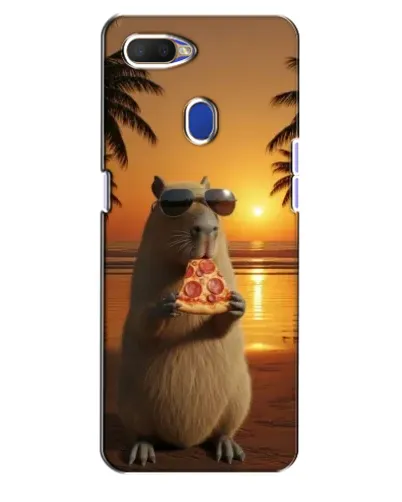 Чохол для OPPO A5s з картинкою «Капібара з піцою» Чохол для OPPO A5s з картинкою «Капібара з піцою»