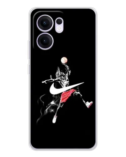 Чехол для OPPO A5x 5G с картинкой «Jordan Jumpman» Чехол для OPPO A5x 5G с картинкой «Jordan Jumpman»