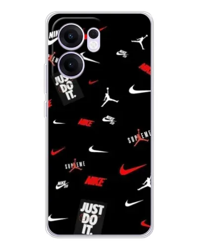 Чехол для OPPO A5x 5G с картинкой «Nike Mix Pattern» Чехол для OPPO A5x 5G с картинкой «Nike Mix Pattern»