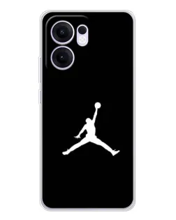 Чехол для OPPO A5x 5G с картинкой «Jordan Silhouette»