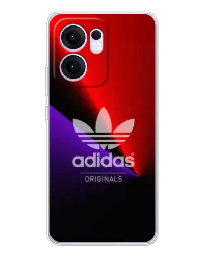 Чехол для OPPO A5x 5G с картинкой «Adidas Red Neon»
