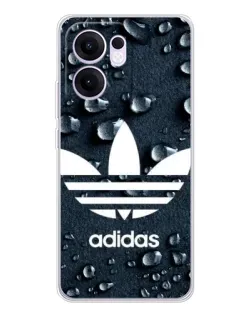 Чехол для OPPO A5x 5G с картинкой «Adidas Trefoil Blue» Чехол для OPPO A5x 5G с картинкой «Adidas Trefoil Blue»