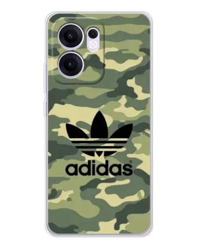 Чехол для OPPO A5x 5G с картинкой «Милитари стиль Adidas»