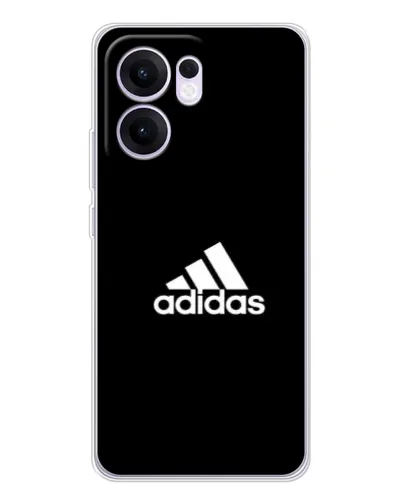 Чехол для OPPO A5x 5G с картинкой «Черная классика Adidas»