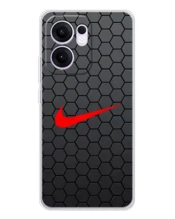 Чехол для OPPO A5x 5G с картинкой «Nike — карбоновая сетка» Чехол для OPPO A5x 5G с картинкой «Nike — карбоновая сетка»