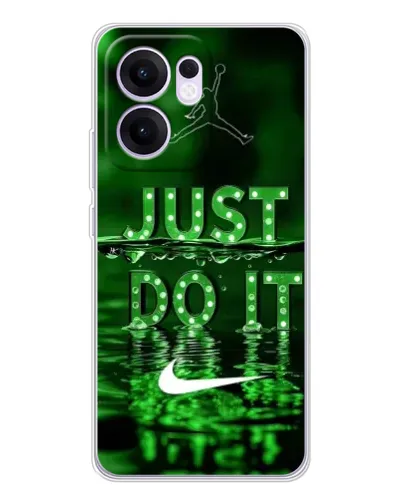 Чехол для OPPO A5x 5G с картинкой «Зеленый неоновый Nike» Чехол для OPPO A5x 5G с картинкой «Зеленый неоновый Nike»