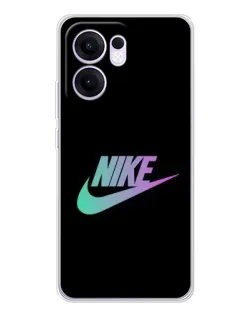 Чехол для OPPO A5x 5G с картинкой «Nike — городская ночь»