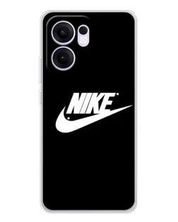 Чехол для OPPO A5x 5G с картинкой «Мазки краски Nike»
