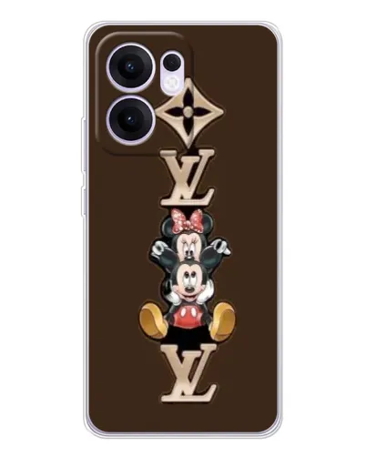 Чехол для OPPO A5x 5G с картинкой «LV и Микки Маус» Чехол для OPPO A5x 5G с картинкой «LV и Микки Маус»