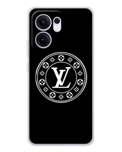 Чехол для OPPO A5x 5G с картинкой «LV — печать стиля»