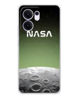Чехол для OPPO A5x 5G с картинкой «NASA — лунный градиент»