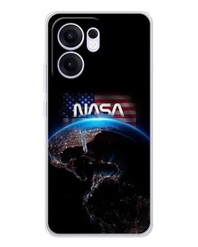 Чехол для OPPO A5x 5G с картинкой «Земля из космоса NASA»