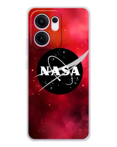 Чехол для OPPO A5x 5G с картинкой «NASA — красная туманность»