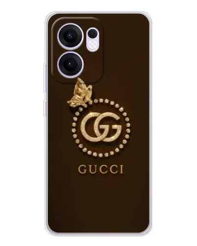 Чехол для OPPO A5x 5G с картинкой «Gucci — золотая бабочка» Чехол для OPPO A5x 5G с картинкой «Gucci — золотая бабочка»