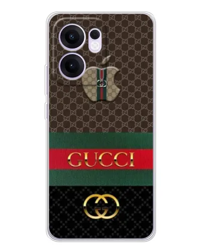 Чехол для OPPO A5x 5G с картинкой «Gucci — брендированный десерт» Чехол для OPPO A5x 5G с картинкой «Gucci — брендированный десерт»