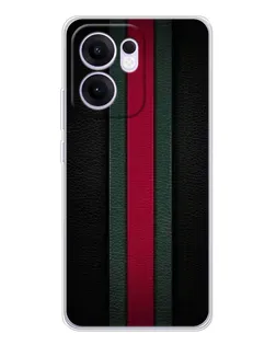 Чехол для OPPO A5x 5G с картинкой «Gucci — неоновая линия»