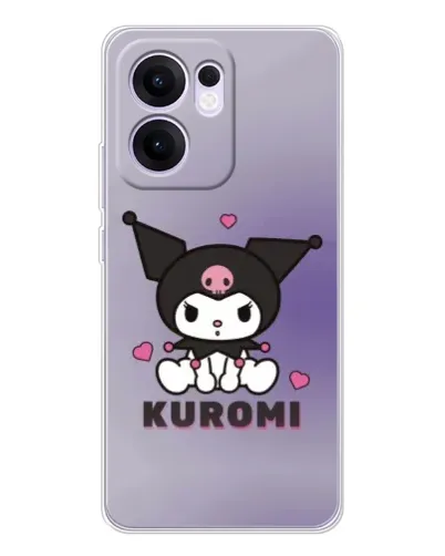 Чехол для OPPO A5x 5G с картинкой «Kuromi — фиолетовый арт» Чехол для OPPO A5x 5G с картинкой «Kuromi — фиолетовый арт»