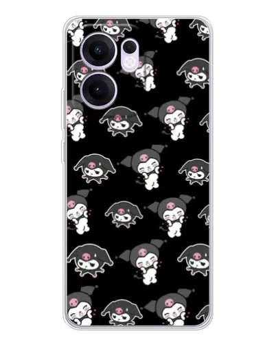 Чехол для OPPO A5x 5G с картинкой «Черный паттерн Kuromi» Чехол для OPPO A5x 5G с картинкой «Черный паттерн Kuromi»