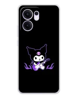 Чехол для OPPO A5x 5G с картинкой «Электрическая Kuromi» Чехол для OPPO A5x 5G с картинкой «Электрическая Kuromi»