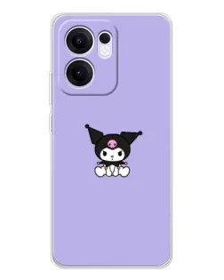 Чехол для OPPO A5x 5G с картинкой «Kuromi — фиолетовый минимализм» Чехол для OPPO A5x 5G с картинкой «Kuromi — фиолетовый минимализм»