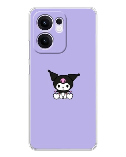 Чехол для OPPO A5x 5G с картинкой «Kuromi — фиолетовый минимализм» Чехол для OPPO A5x 5G с картинкой «Kuromi — фиолетовый минимализм»