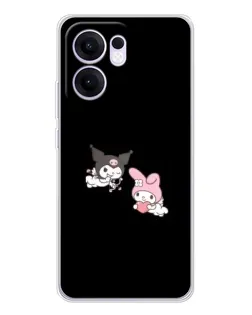 Чехол для OPPO A5x 5G с картинкой «My Melody и Kuromi» Чехол для OPPO A5x 5G с картинкой «My Melody и Kuromi»