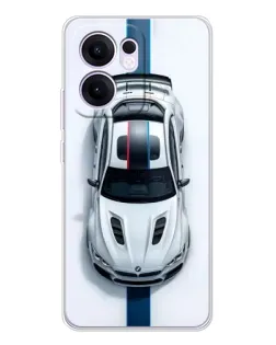Чехол для OPPO A5x 5G с картинкой «Вид сверху — BMW M» Чехол для OPPO A5x 5G с картинкой «Вид сверху — BMW M»