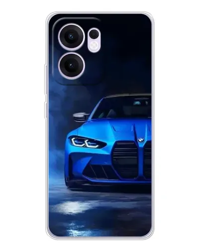 Чехол для OPPO A5x 5G с картинкой «Голубая BMW M4» Чехол для OPPO A5x 5G с картинкой «Голубая BMW M4»