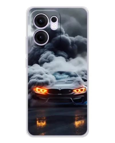 Чехол для OPPO A5x 5G с картинкой «BMW в дыму» Чехол для OPPO A5x 5G с картинкой «BMW в дыму»