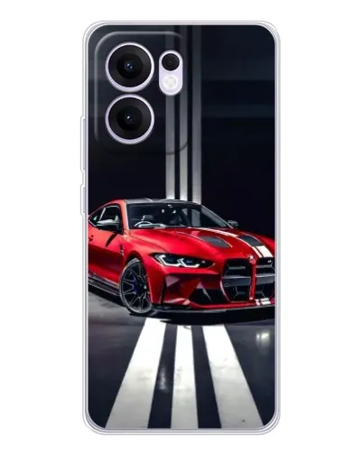 Чехол для OPPO A5x 5G с картинкой «Красная BMW на дороге» Чехол для OPPO A5x 5G с картинкой «Красная BMW на дороге»