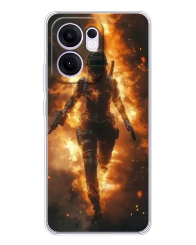Чехол для OPPO A5x 5G с картинкой «BMW — скорость в дожде» Чехол для OPPO A5x 5G с картинкой «BMW — скорость в дожде»