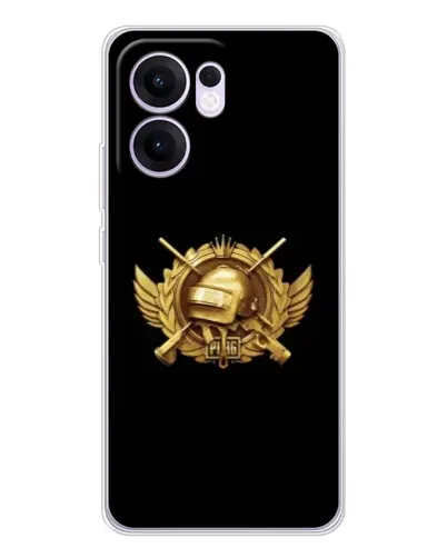 Чехол для OPPO A5x 5G с картинкой «PUBG — оранжевый градиент» Чехол для OPPO A5x 5G с картинкой «PUBG — оранжевый градиент»