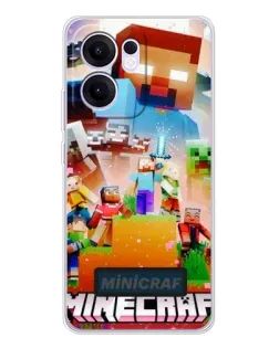 Чохол для OPPO A5x 5G з картинкою «Minecraft герої гри» Чохол для OPPO A5x 5G з картинкою «Minecraft герої гри»