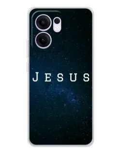 Чехол для OPPO A5x 5G с картинкой «Звездное небо Jesus»
